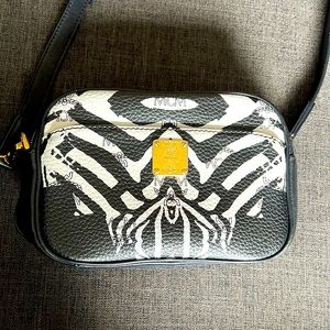 🔥 Limited Edition: Prelove MCM Zebra 🦓 Print Camera Bag